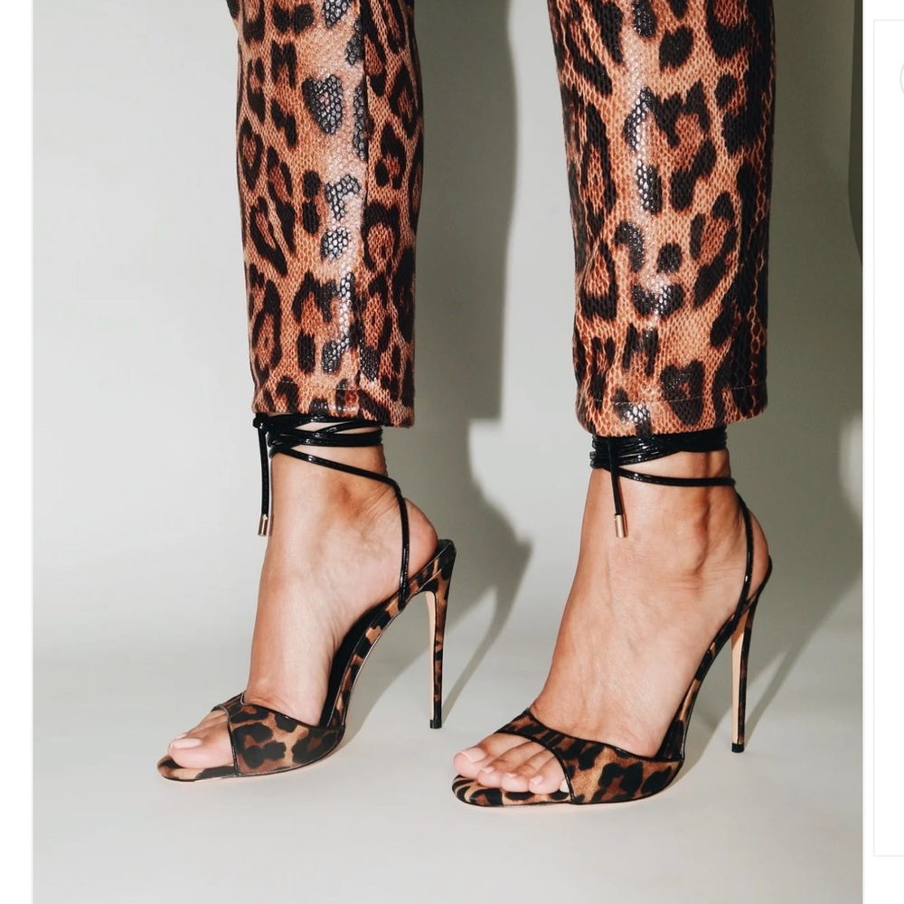 Cult of Coquette Leopard Print Stiletto Heels
